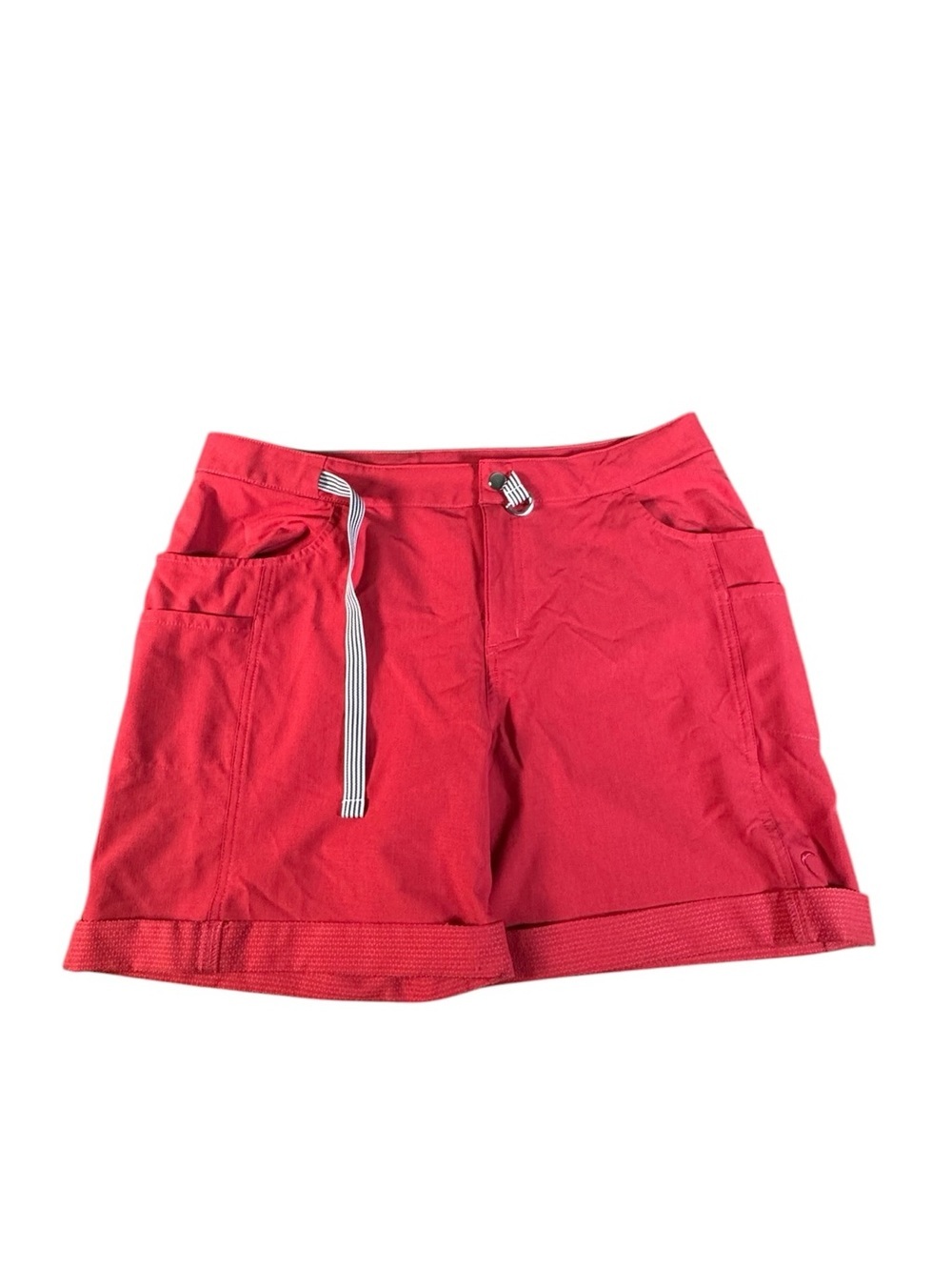 Zyia Active Women's XL Red Athletic Shorts Performance Stretch Hiking Travel